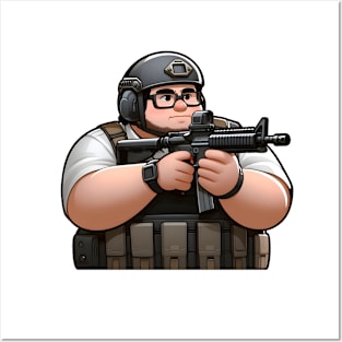 Tactical Fatman Posters and Art